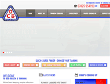 Tablet Screenshot of ocb-safety.co.uk
